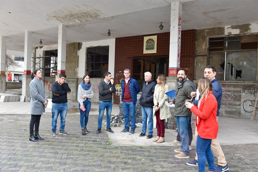 Avances en la construcción del Centro Cívico Comercial y Cultural de