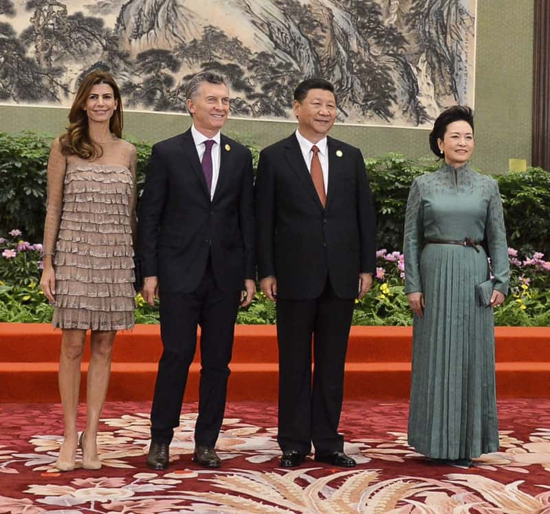 Macri arribó  a china y mantuvo  su primer contacto con Xi Jinping