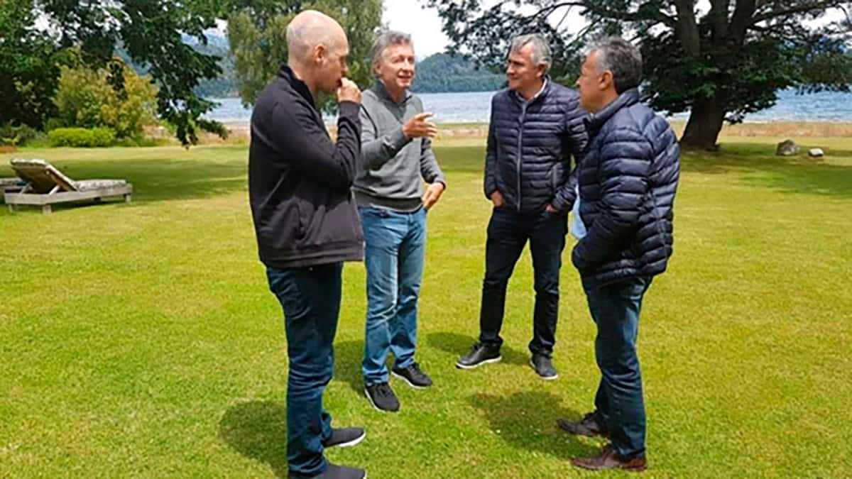 Cumbre en Villa La Angostura: Macri recibió  a Morales, Cornejo y Rodríguez Larreta