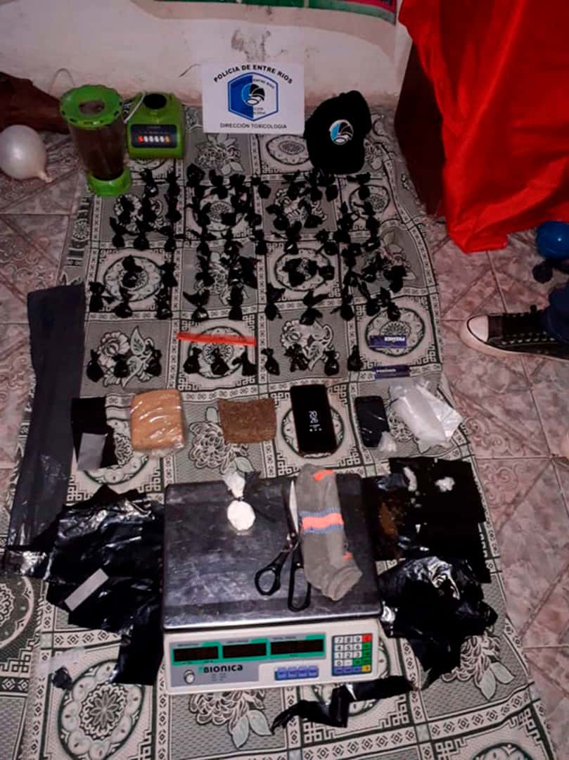 Allanamientos por narcotráfico en cinco ciudades entrerrianas: hay cinco detenidos