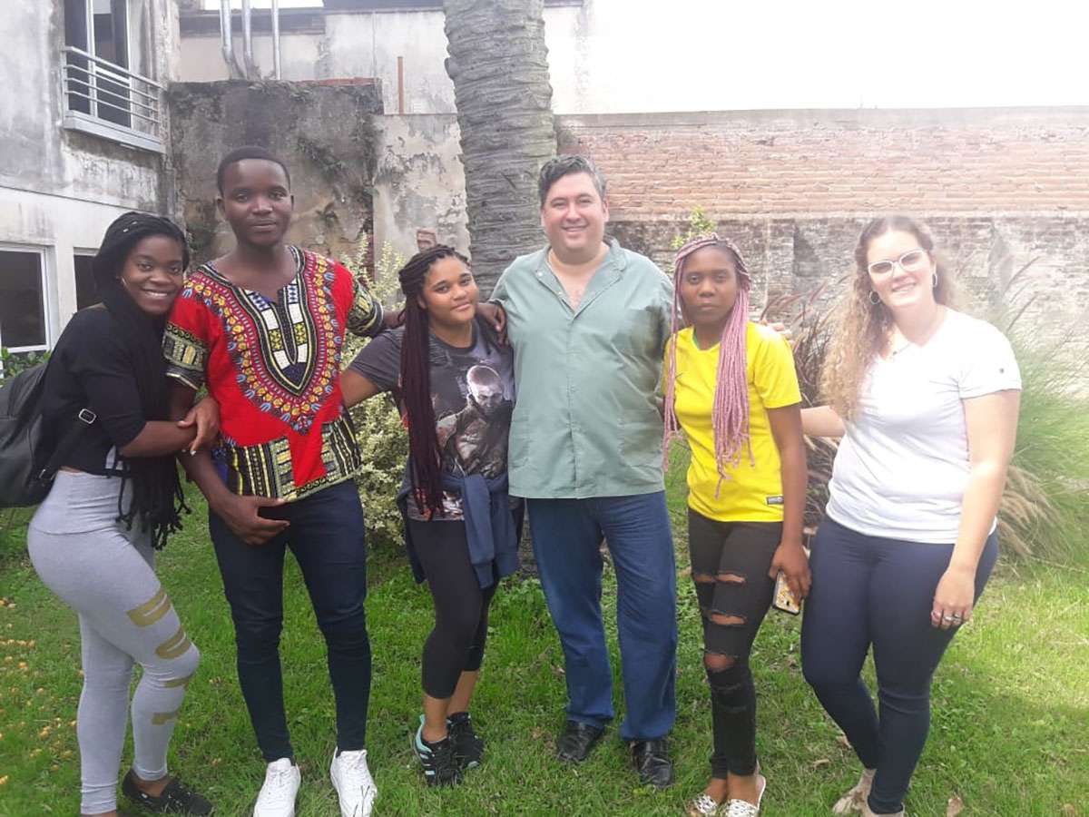 Estudiantes angoleños llegaron a UCU