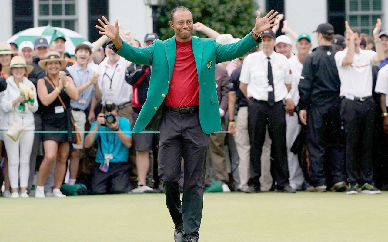 Tiger Woods volvió a lo más alto del golf tras ganar el Masters de Augusta