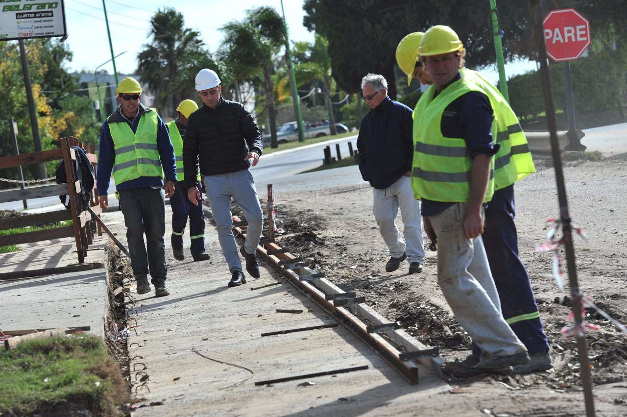 Se construye  un corredor  aeróbico  en Pueblo Belgrano