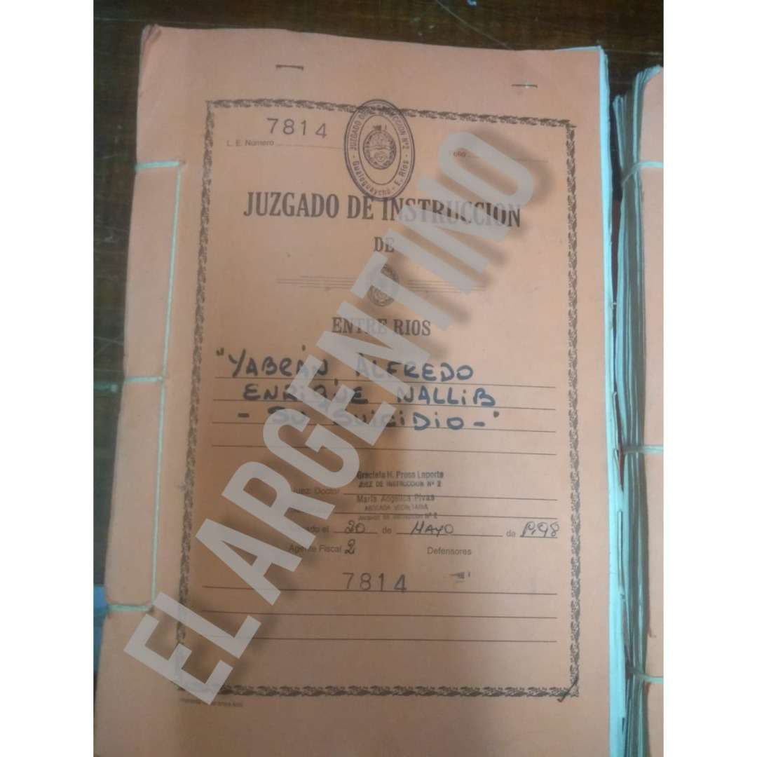 El expediente judicial N° 7814, caratulado “Yabrán, Alfredo Enrique Nallib, su suicidio”