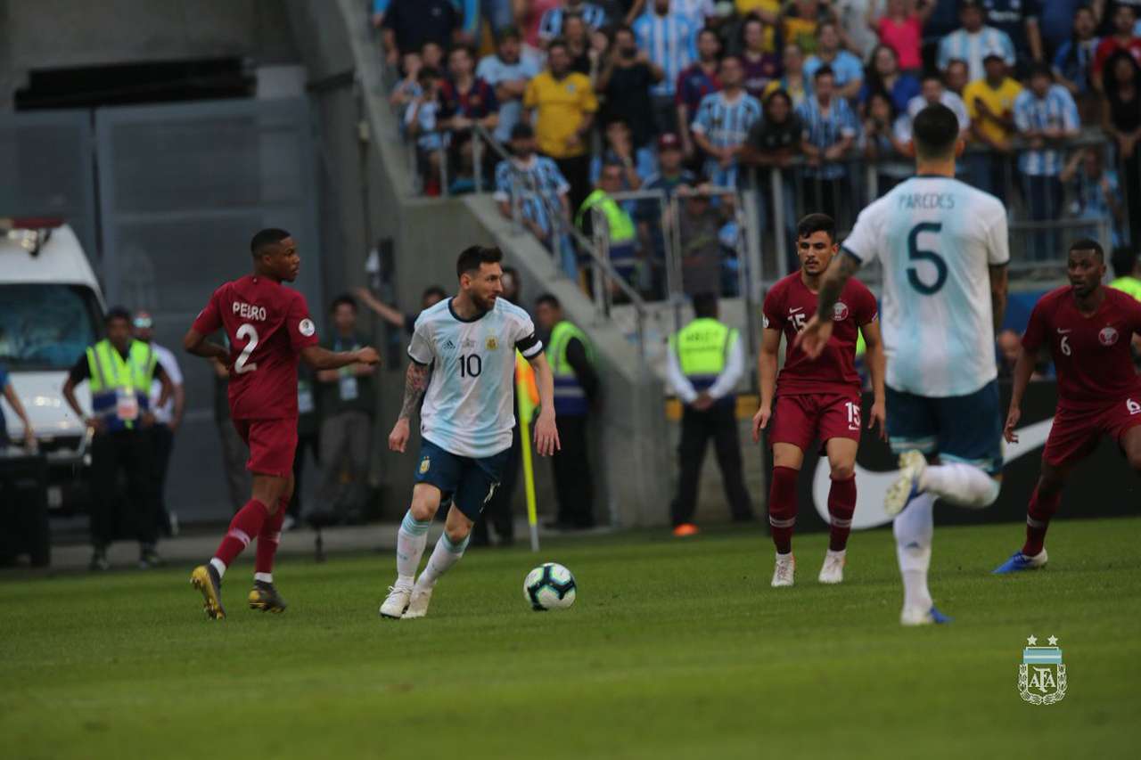 Argentina derrotó a Qatar y clasificó a los cuartos de final de la Copa América