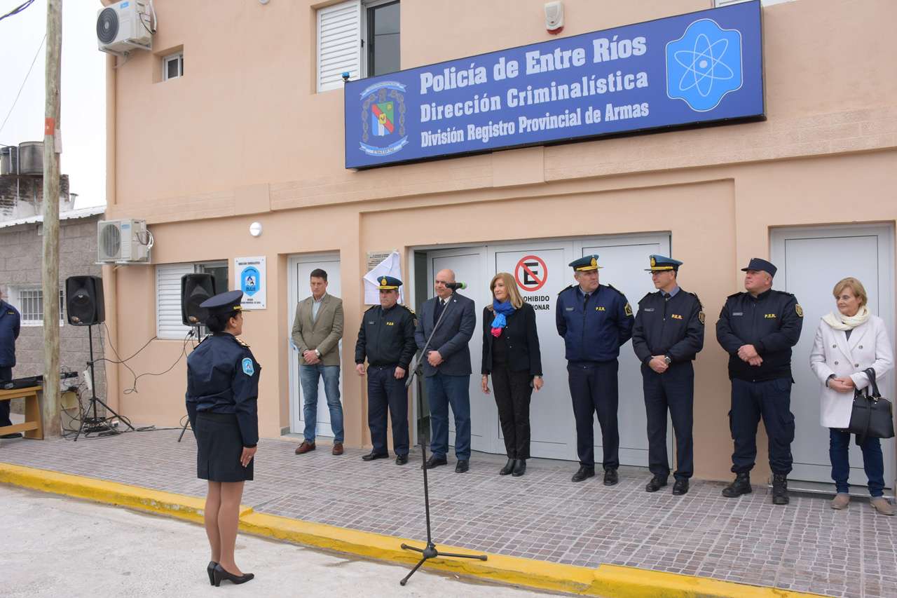 Se inauguró la nueva sede del Registro  Provincial de Armas de la Policía