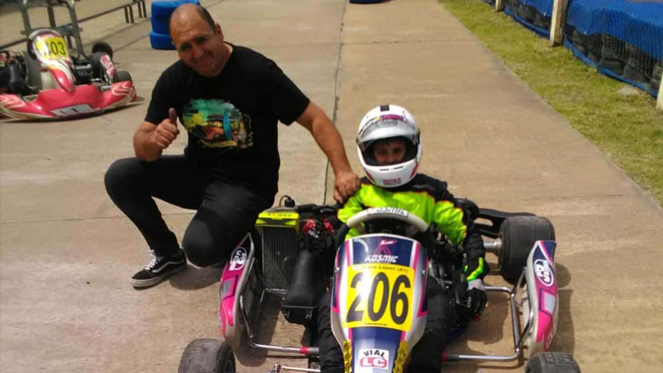 Karting: Nazareno López sobresalió en el Nacional de Formosa