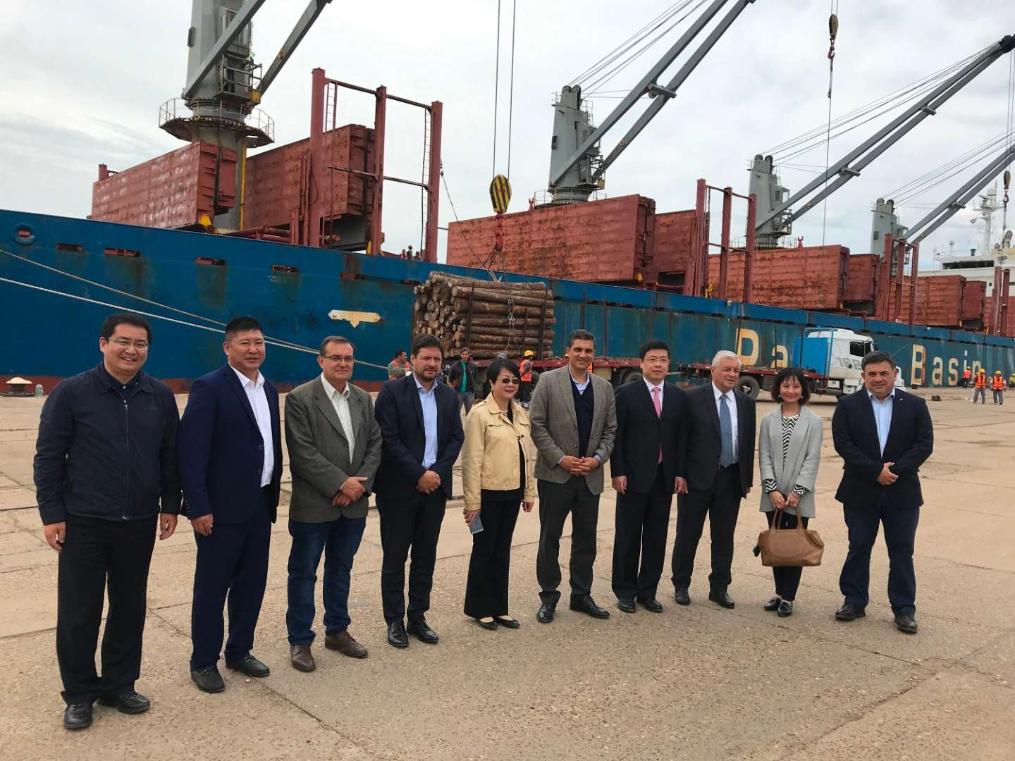 El embajador de China se mostró interesado en el Puerto de Concepción del Uruguay