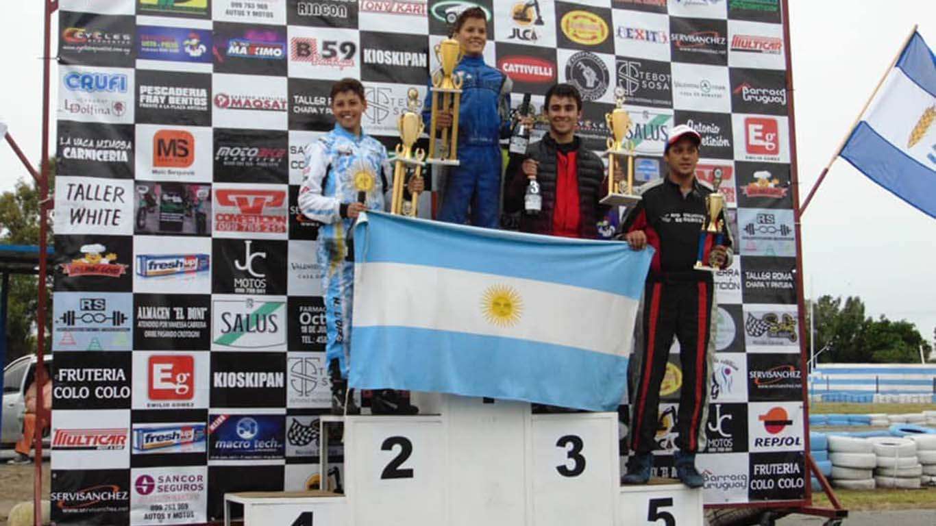 Karting: Buena labor de Nazareno López en Fray Bentos