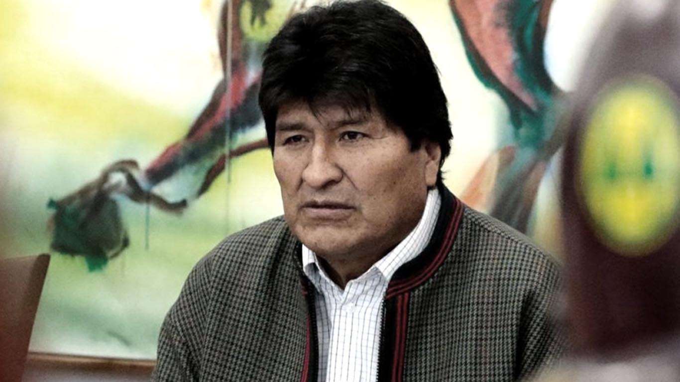 Evo Morales criticó a Áñez desde Argentina