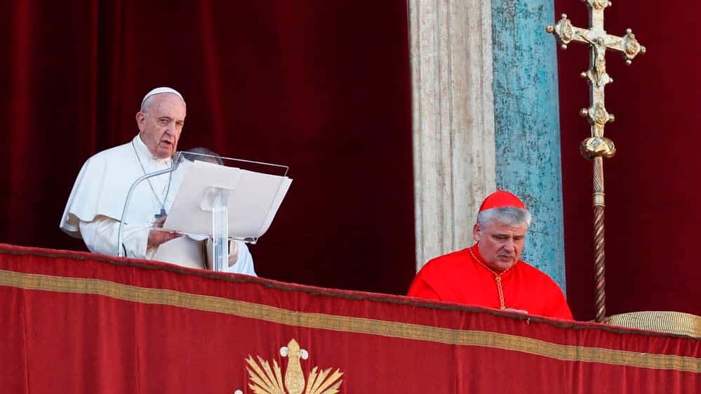 El Papa pidió en Navidad “que Jesús reanime al querido pueblo venezolano”