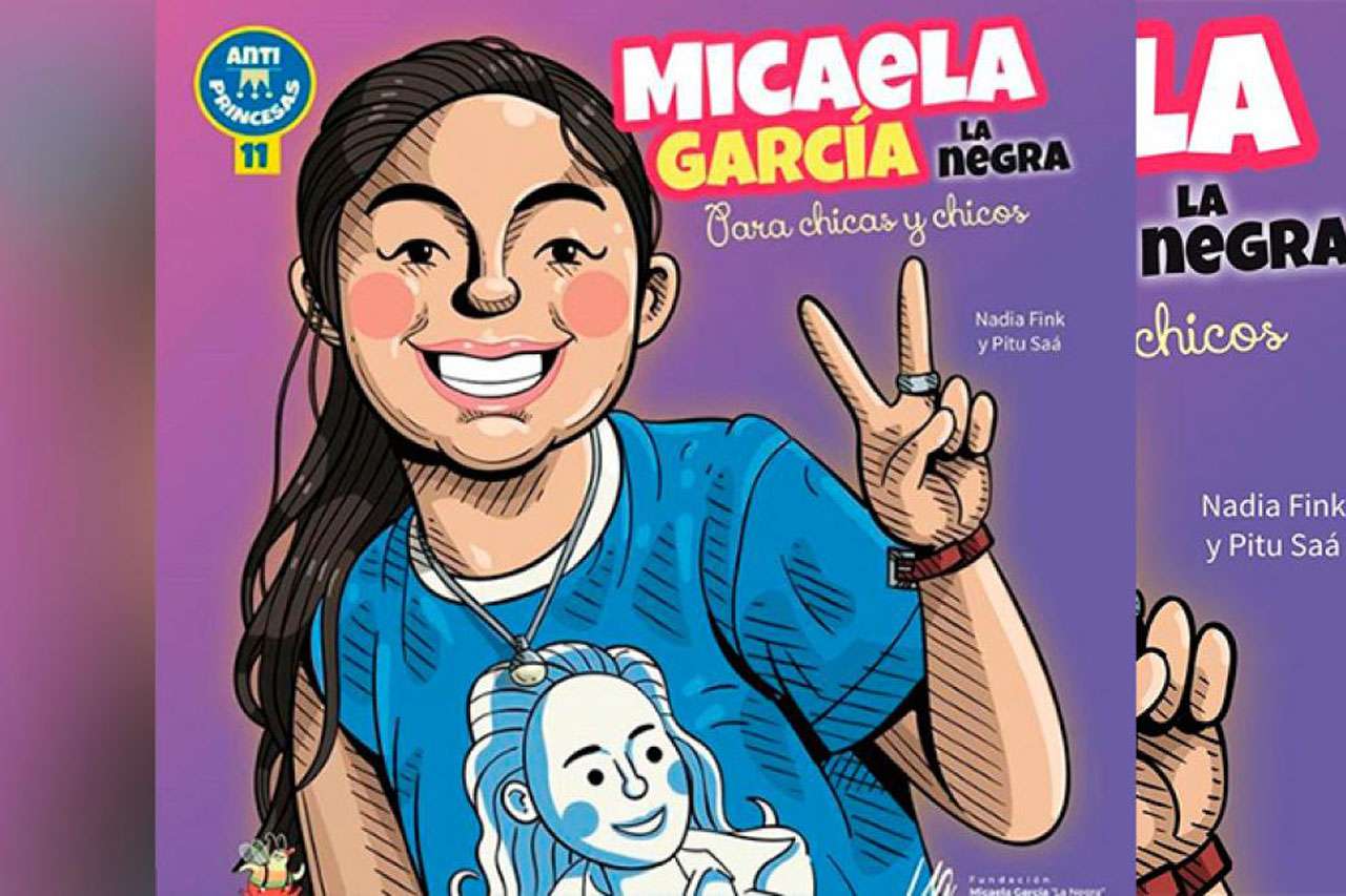 Micaela García será protagonista de un nuevo libro de  la colección Antiprincesas