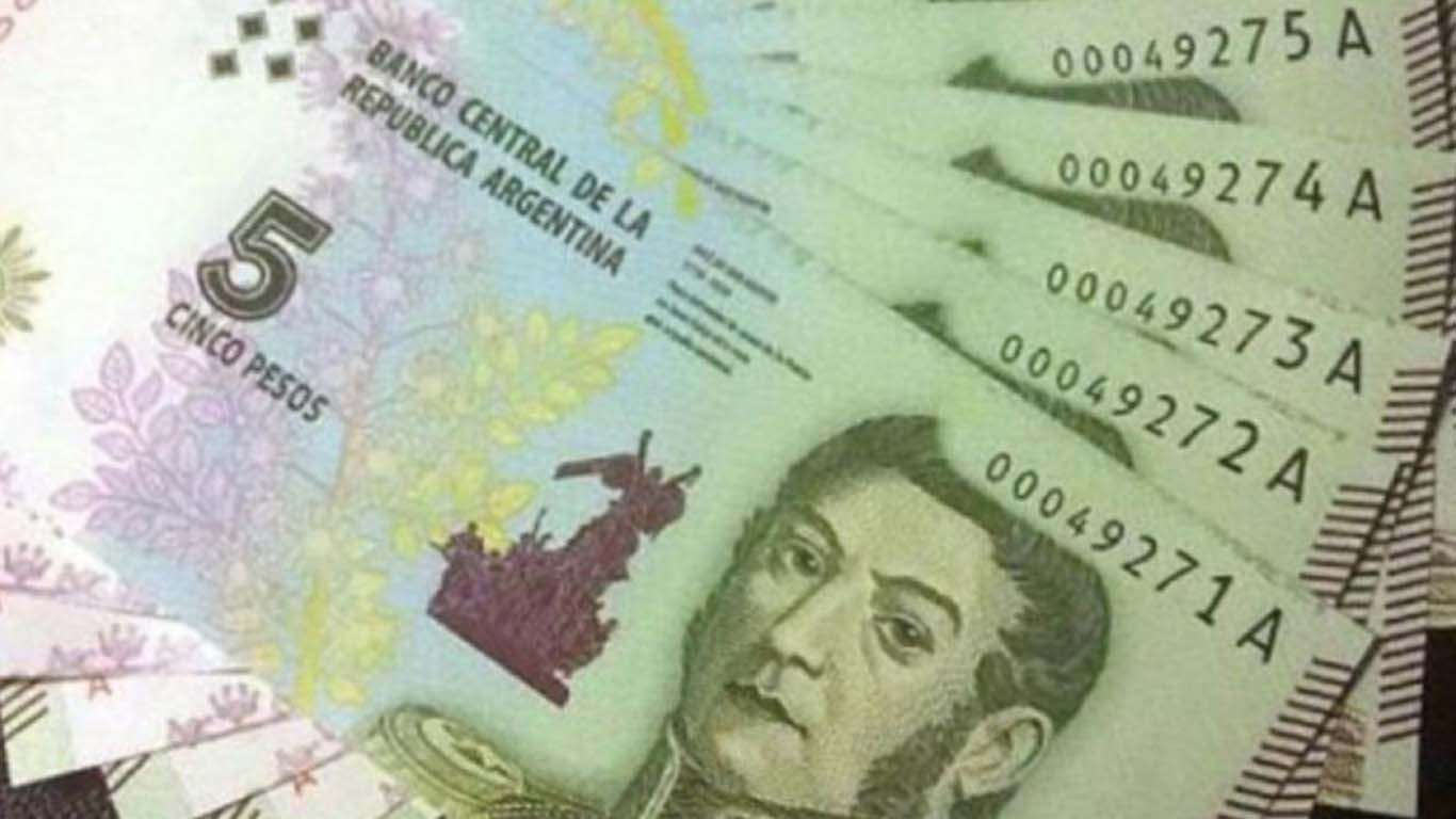 Billetes de 5 pesos: salen de circulación el 29  de febrero y los bancos los canjearán en marzo