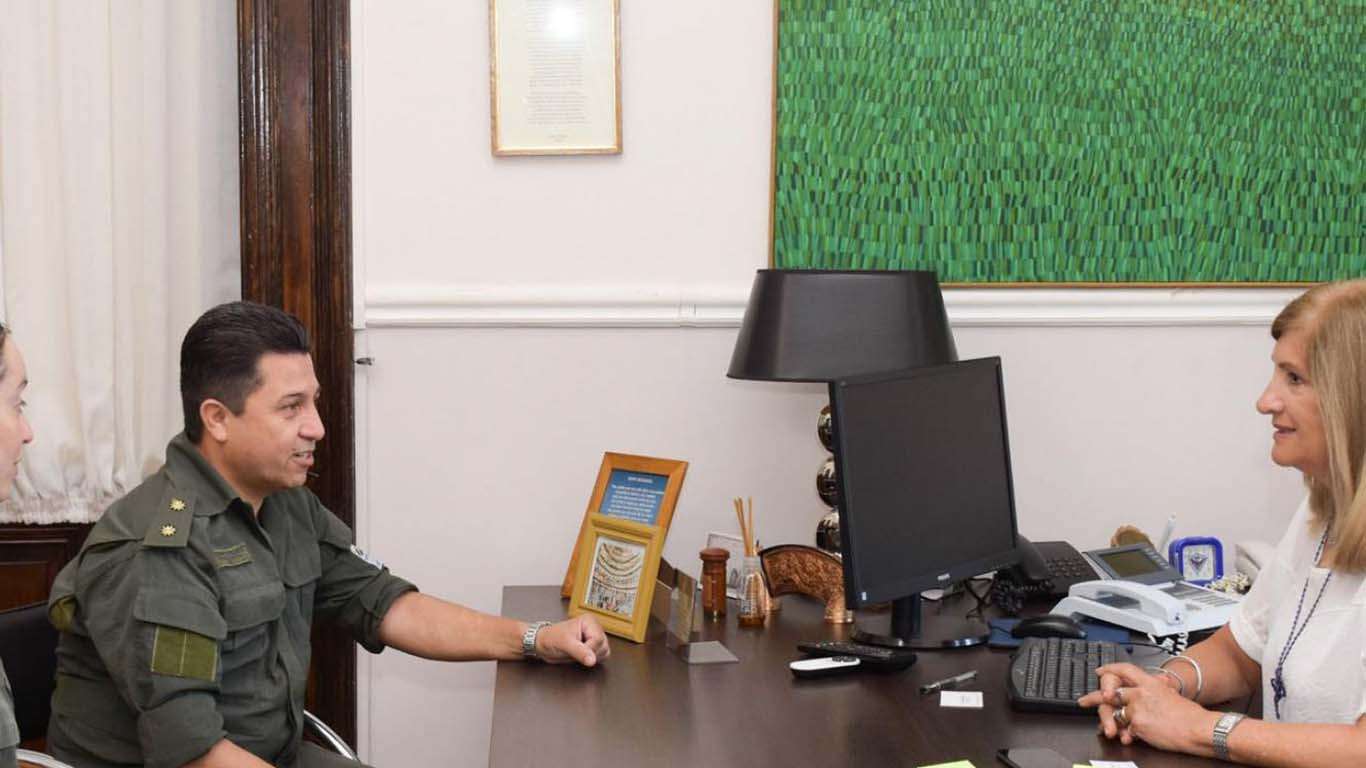 Romero coordinó acciones de trabajo  con el nuevo Jefe de Gendarmería