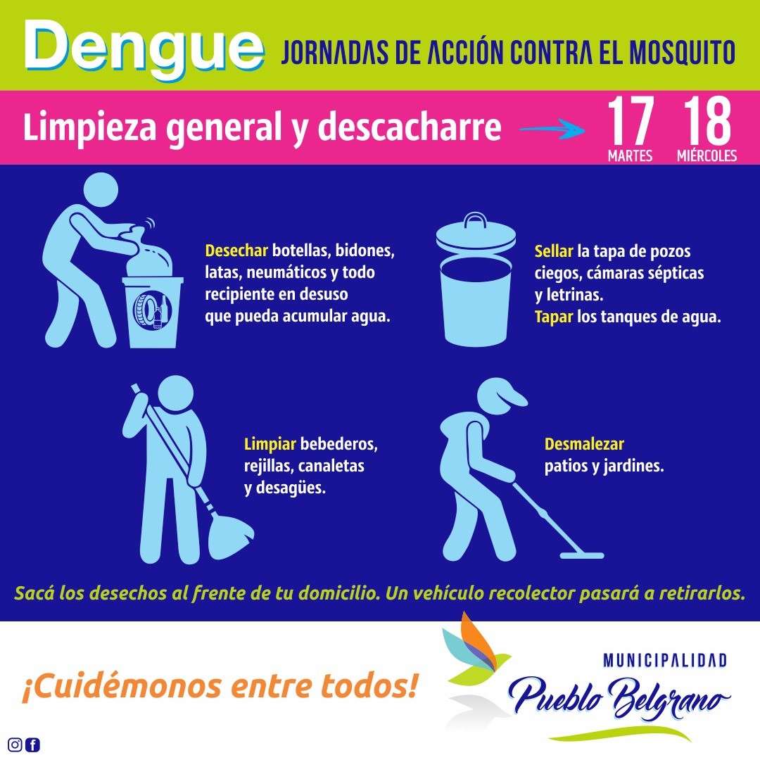 Pueblo Belgrano   propone a los  vecinos una limpieza  general y descacharre