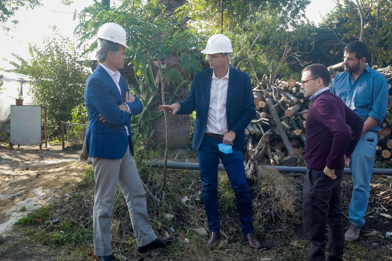 Piaggio y Cresto anunciaron el inicio  de obras de saneamiento en distintos barrios de la ciudad 