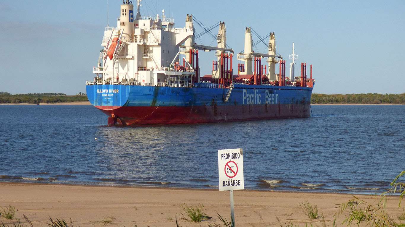 Nueva exportación de madera desde los puertos entrerrianos