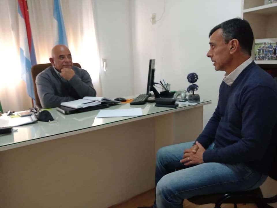 Gilbert recibió la visita del diputado provincial Leonardo Silva 