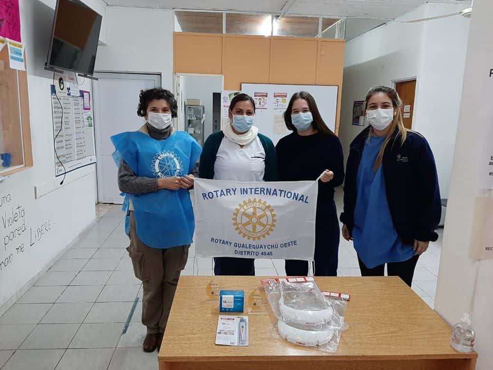 Rotary Gualeguaychú Oeste mantiene sus actividades con donaciones y becas para una Maestría en Ciencias de la Educación