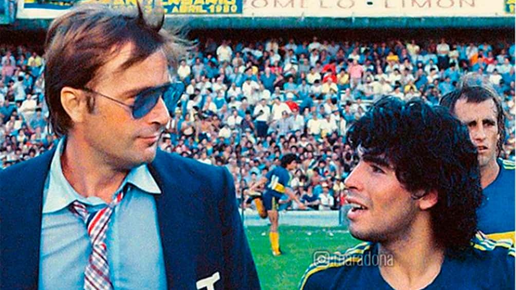 Maradona: "Fuiste una excelente  persona, que en paz descanses"