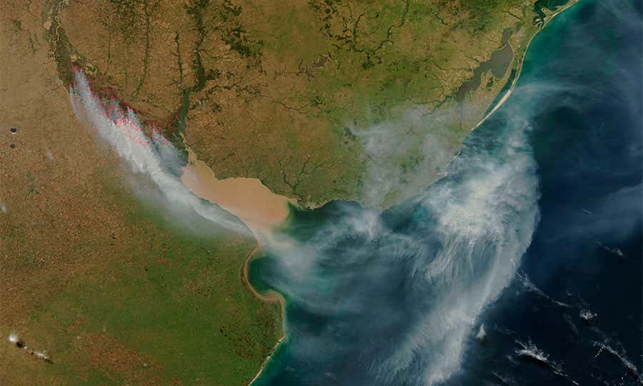 Las lluvias apagaron los focos de incendio en el Delta del Paraná,
