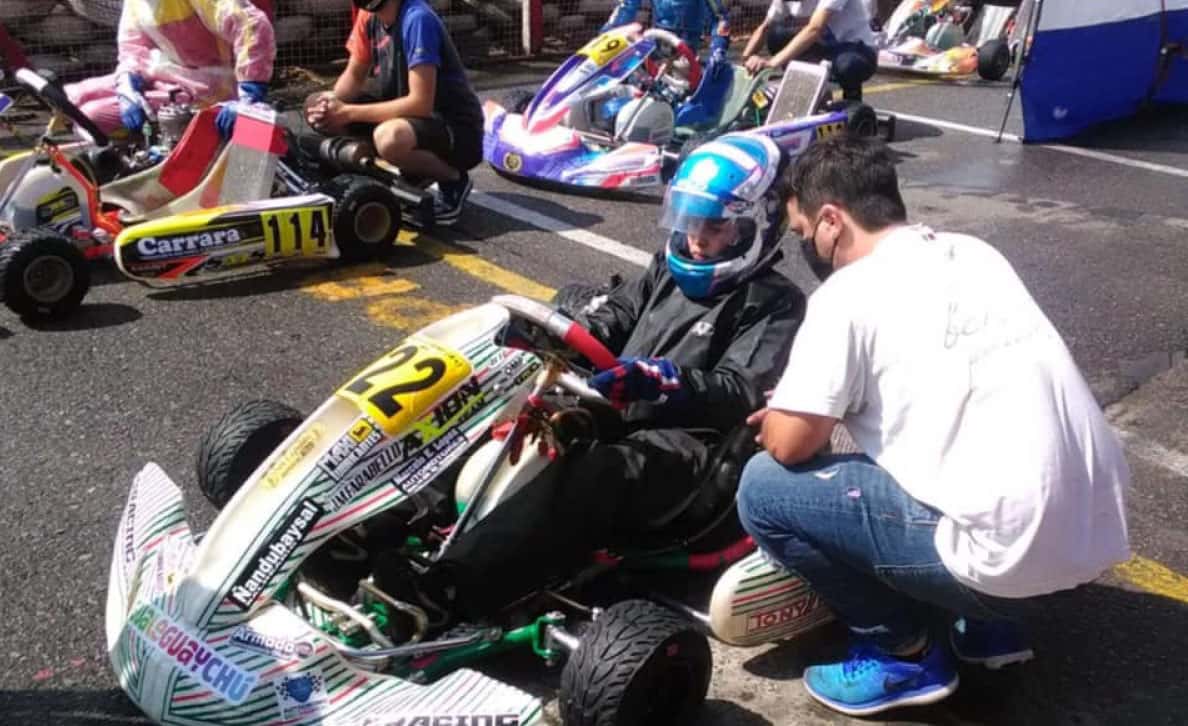 Karting: López regresó a las carreras en pista