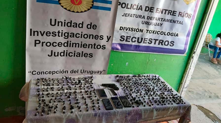 Siete detenciones en allanamientos por narcomenudeo en Concepción del Uruguay