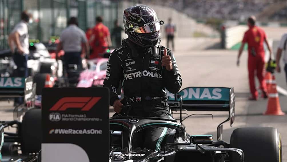 Fórmula 1: Hamilton ganó en Portugal y estableció un nuevo récord de victorias