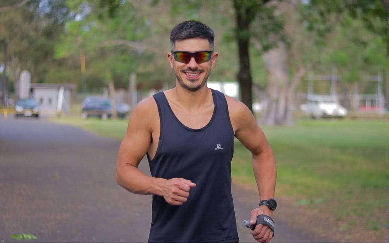 Yamil Carmona, el atleta  local que se desafió a sí mismo y corrió 42 km