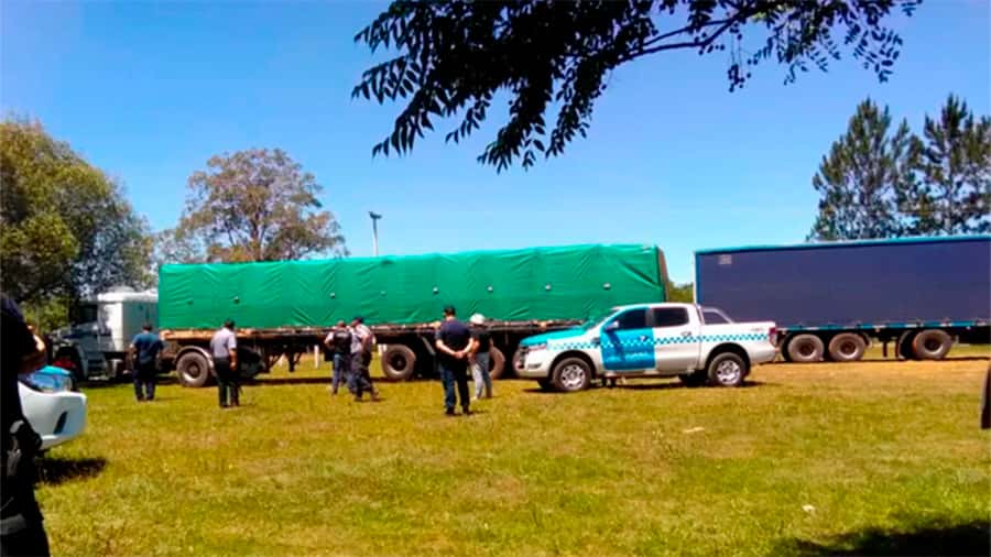 Interceptaron un camión con más de cuatro toneladas de droga