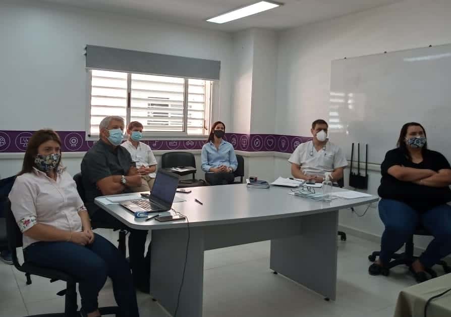 El equipo directivo del Hospital  Centenario se reunió con la  Ministra de Salud de Entre Ríos