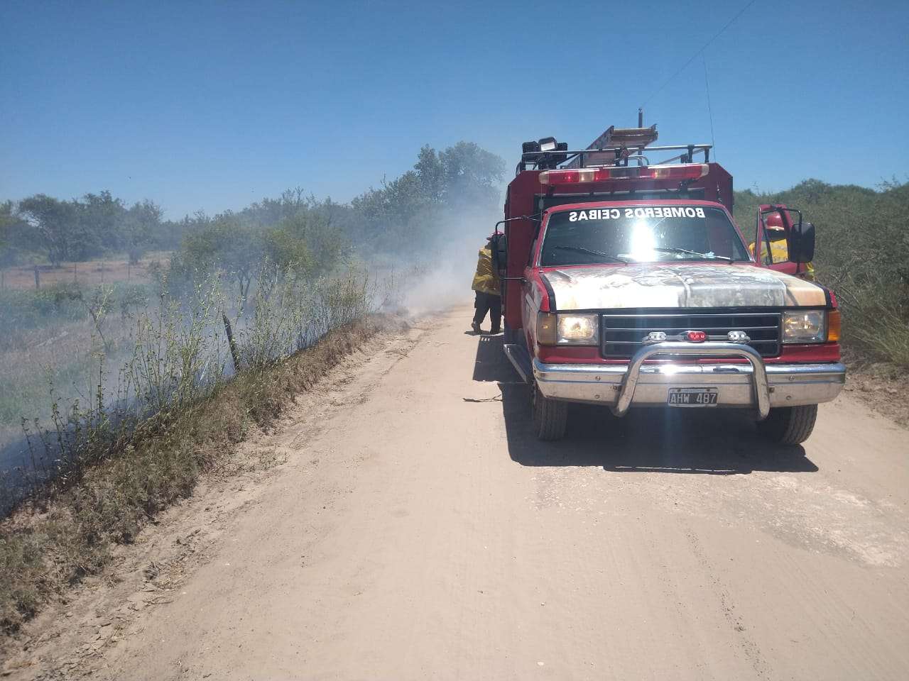 Ceibas: los bomberos intervinieron en siete ocasiones