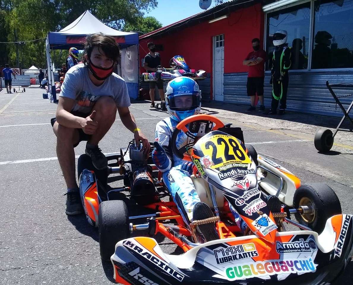 Karting: Nazareno López hizo podio en la “Prokart”
