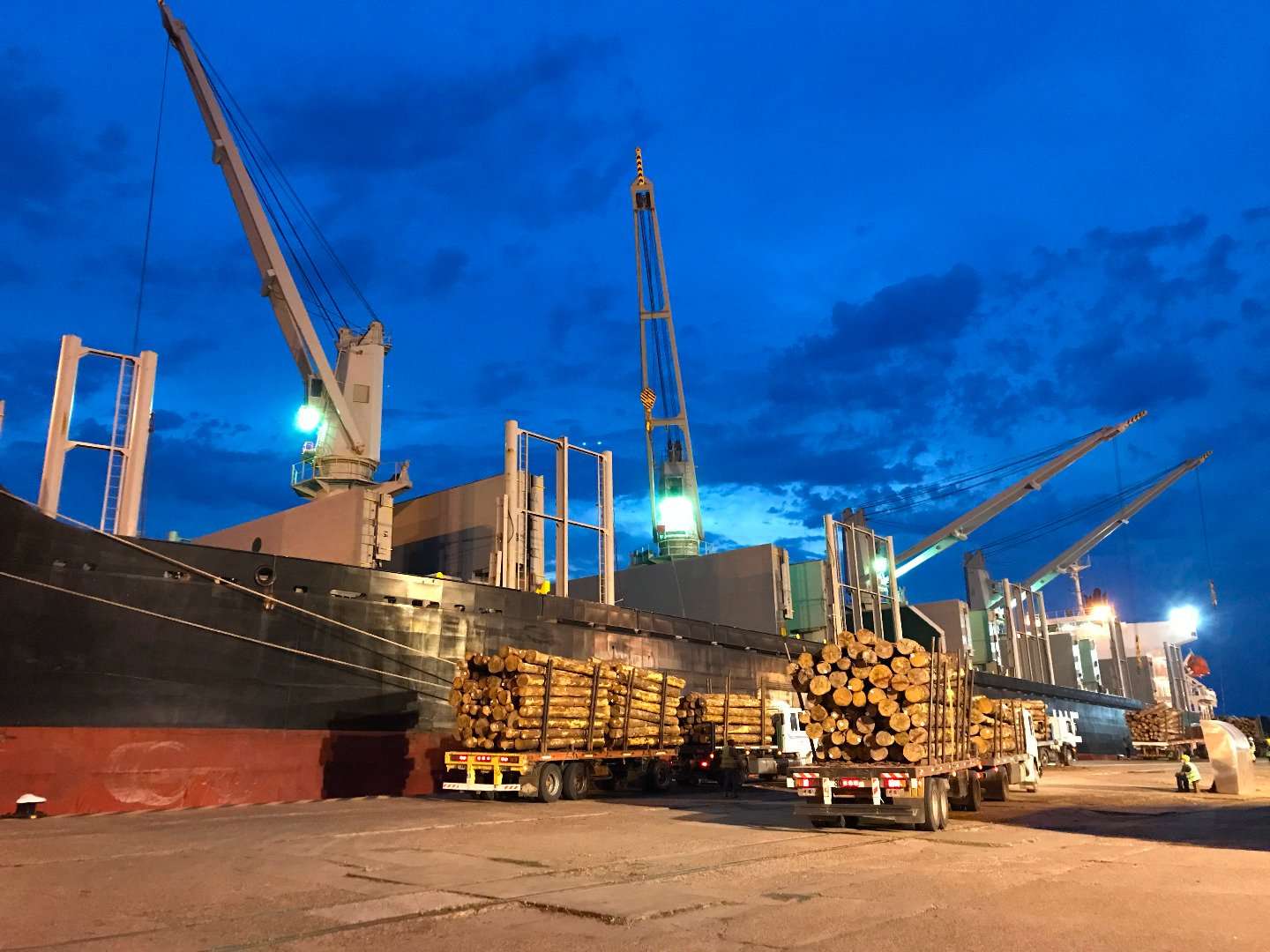 Se completó otra exportación  desde los puertos entrerrianos