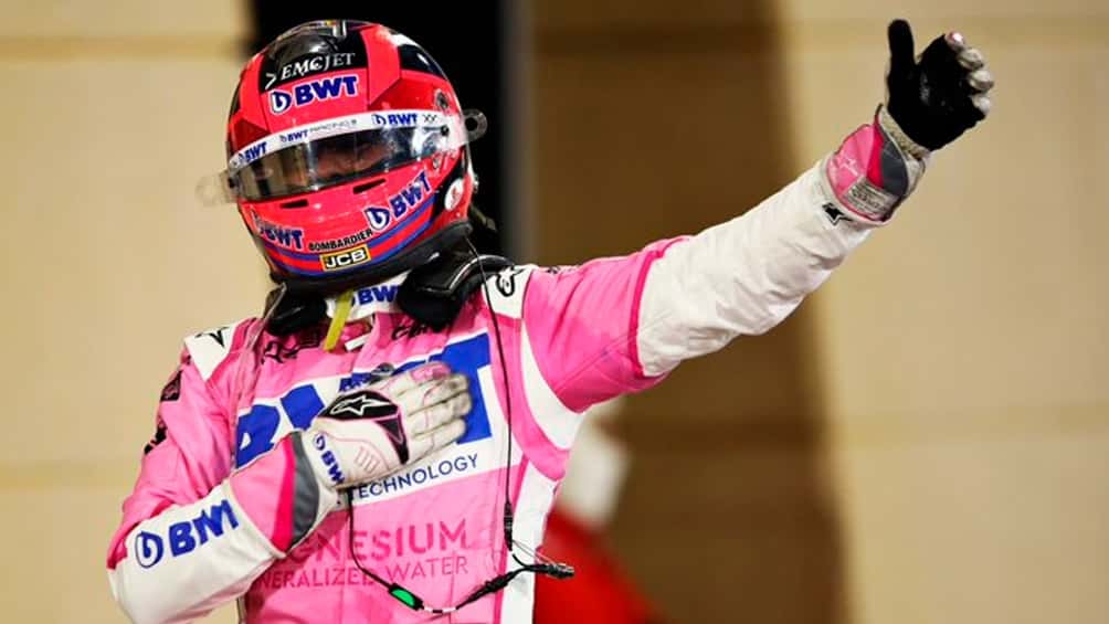 El mexicano Pérez consiguió su primera victoria en la Fórmula 1 en Sakhir