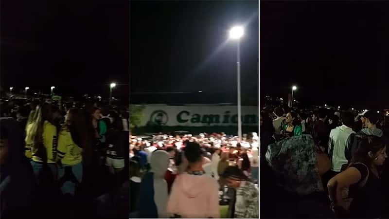 "Ultimo Día": más de mil  jóvenes se concentraron  en plaza Mujeres Entrerrianas