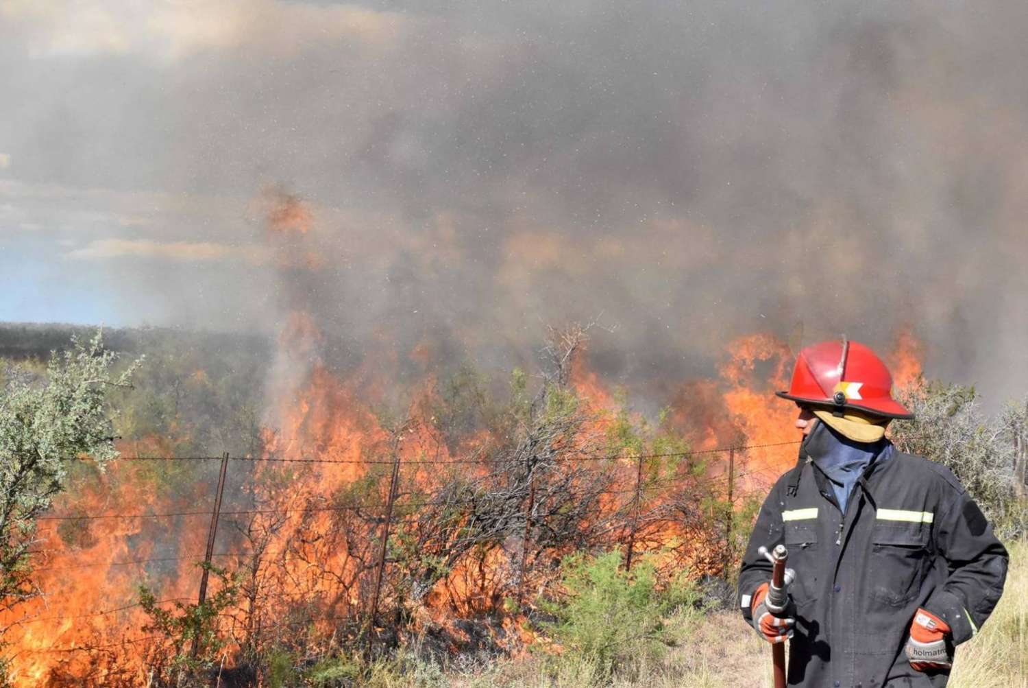 Hay dos focos de incendios activos en la provincia de Río Negro y uno controlado