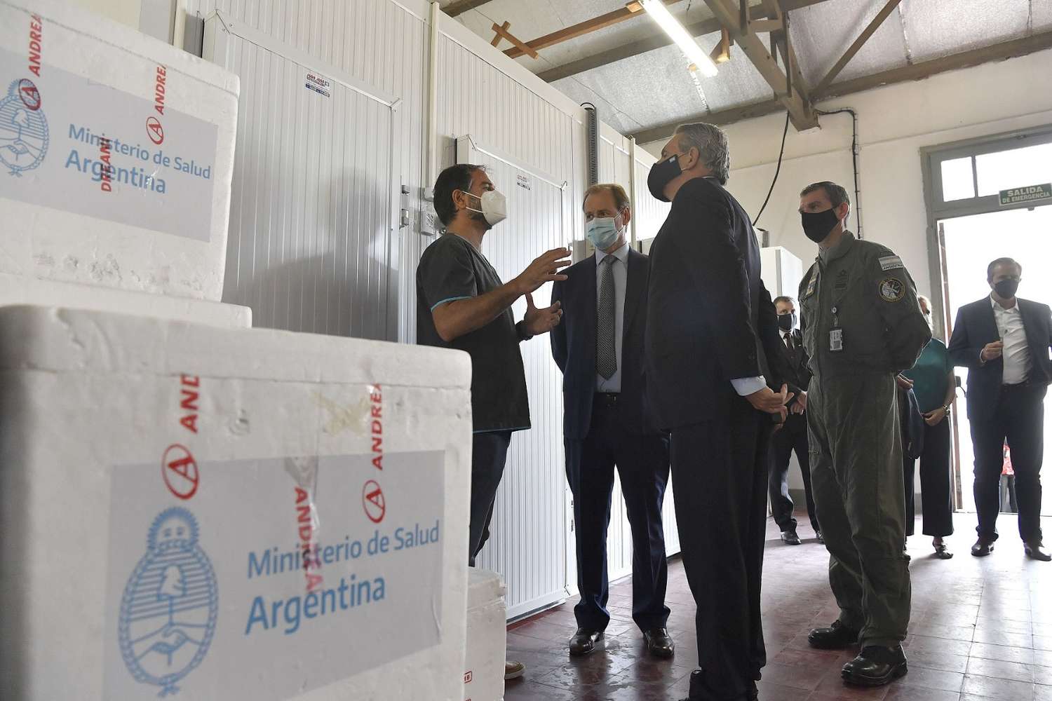 El ministro de Defensa destacó la logística de vacunación en Entre Ríos