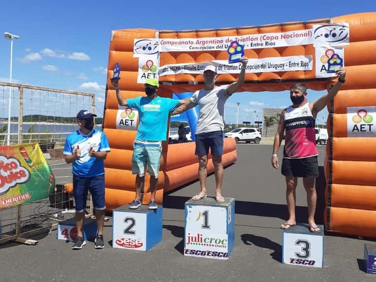 Triatlón: Ricardo Fariña fue segundo en Concepción del  Uruguay