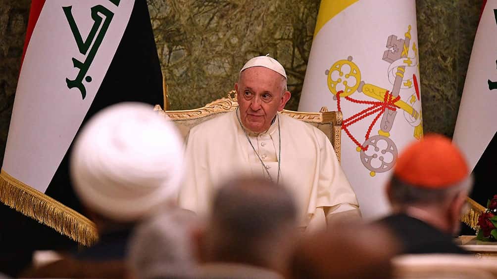  Francisco regresó a Roma tras su visita a Irak