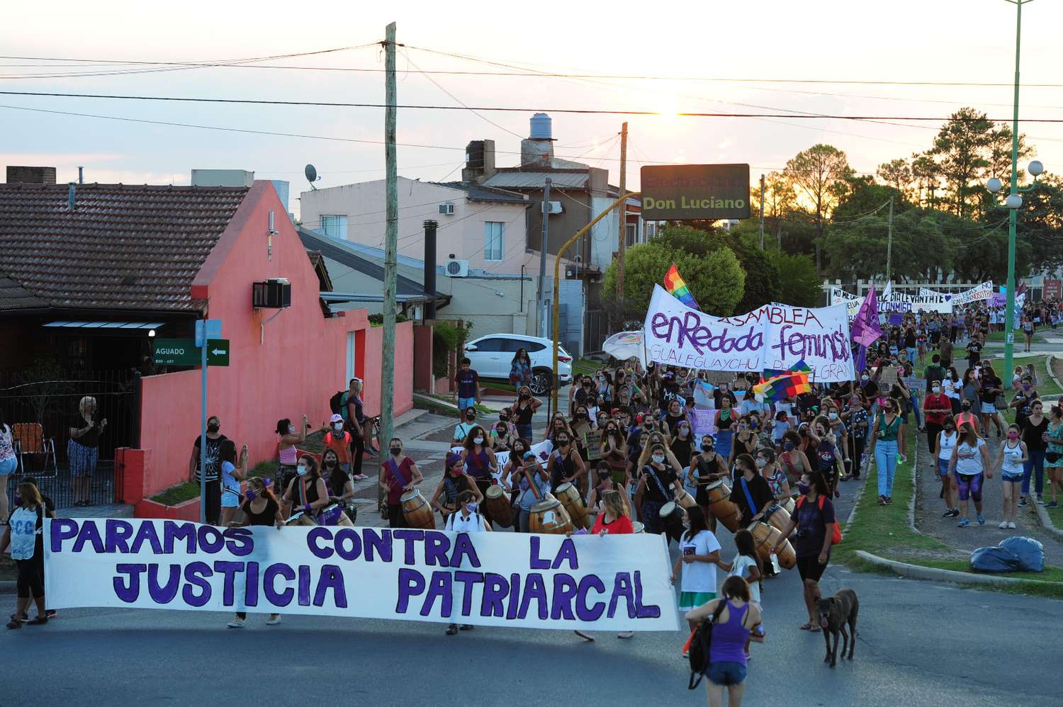 8M: Multitudinaria marcha en Gualeguaychú