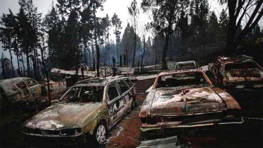 Un muerto y tres pobladores con quemaduras  graves por el incendio en la comarca andina