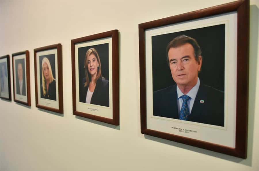 El Superior Tribunal colocó el cuadro de  Castrillón en la galería de expresidentes