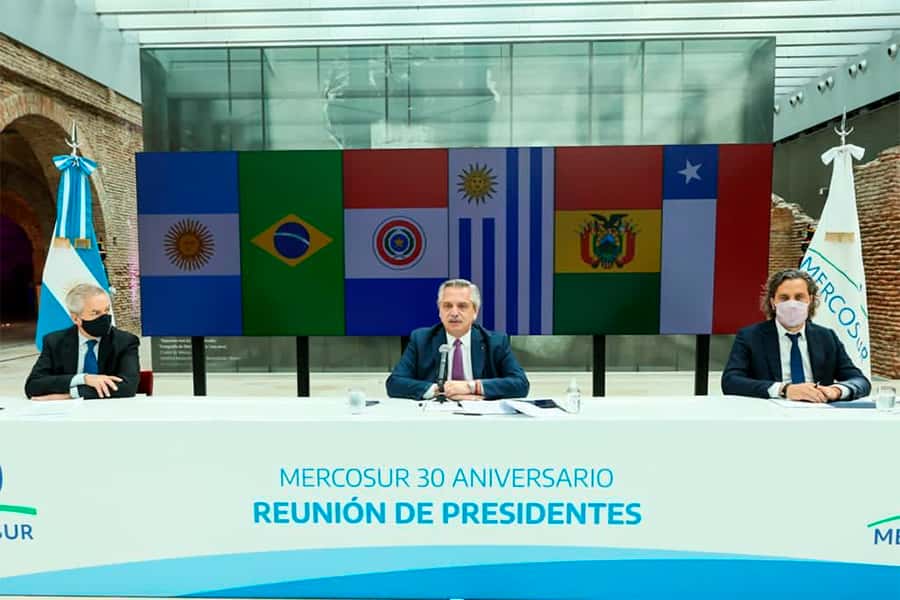 30° aniversario: Fernández definió al Mercosur como una zona de paz, diálogo y cooperación