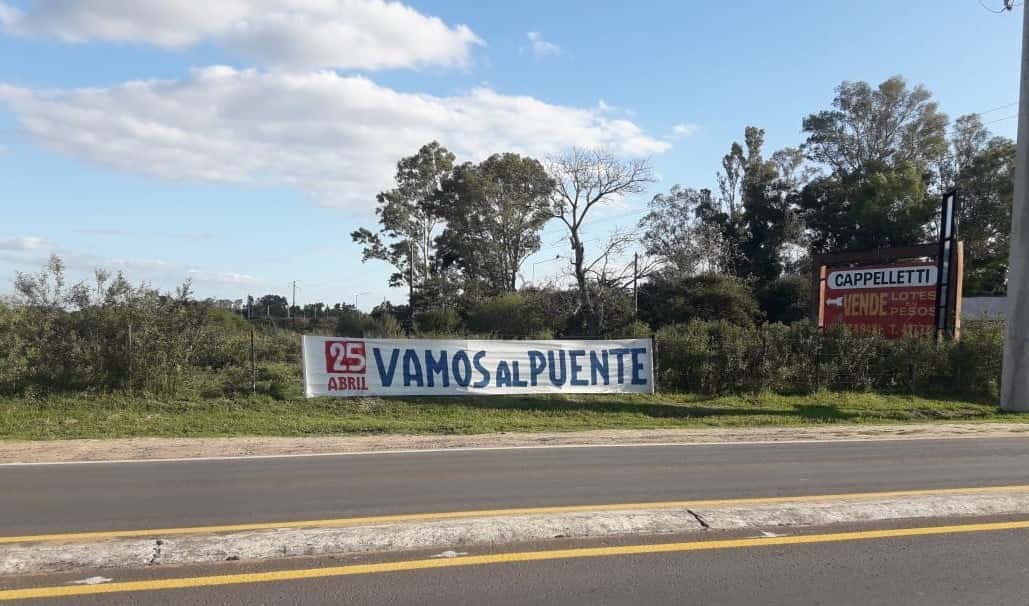Pueblo Belgrano apoya la caravana al Puente Internacional
