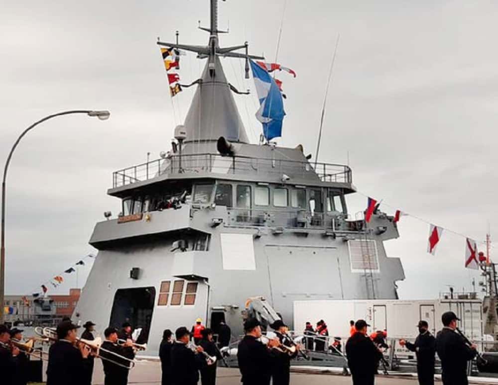 La Armada Argentina incorporó el  patrullero oceánico ARA “Piedrabuena” 