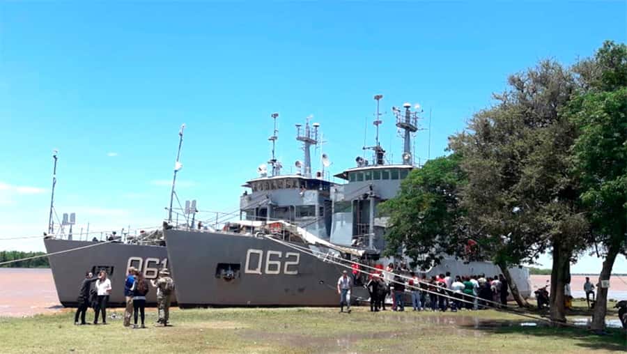 El buque socio sanitario de la Armada  Argentina llegará al Departamento Islas