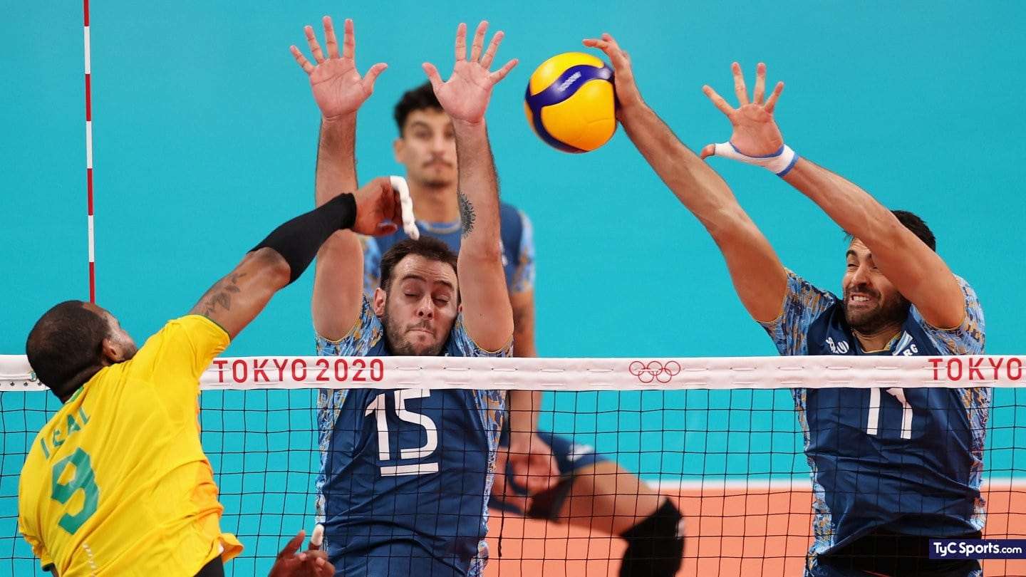 Voley: Argentina enfrenta a  Italia por los  cuartos de final de Tokio 2020