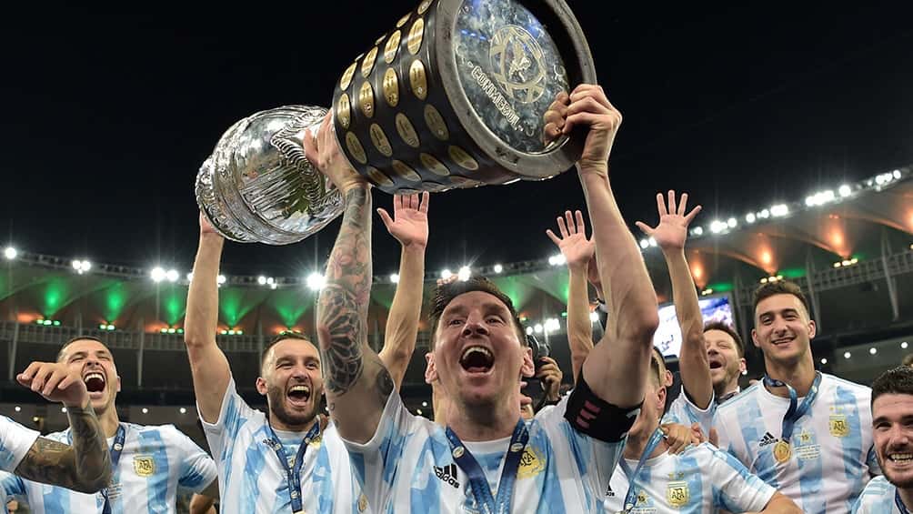 Argentina estrena el trofeo de la Copa América en Caracas ante Venezuela