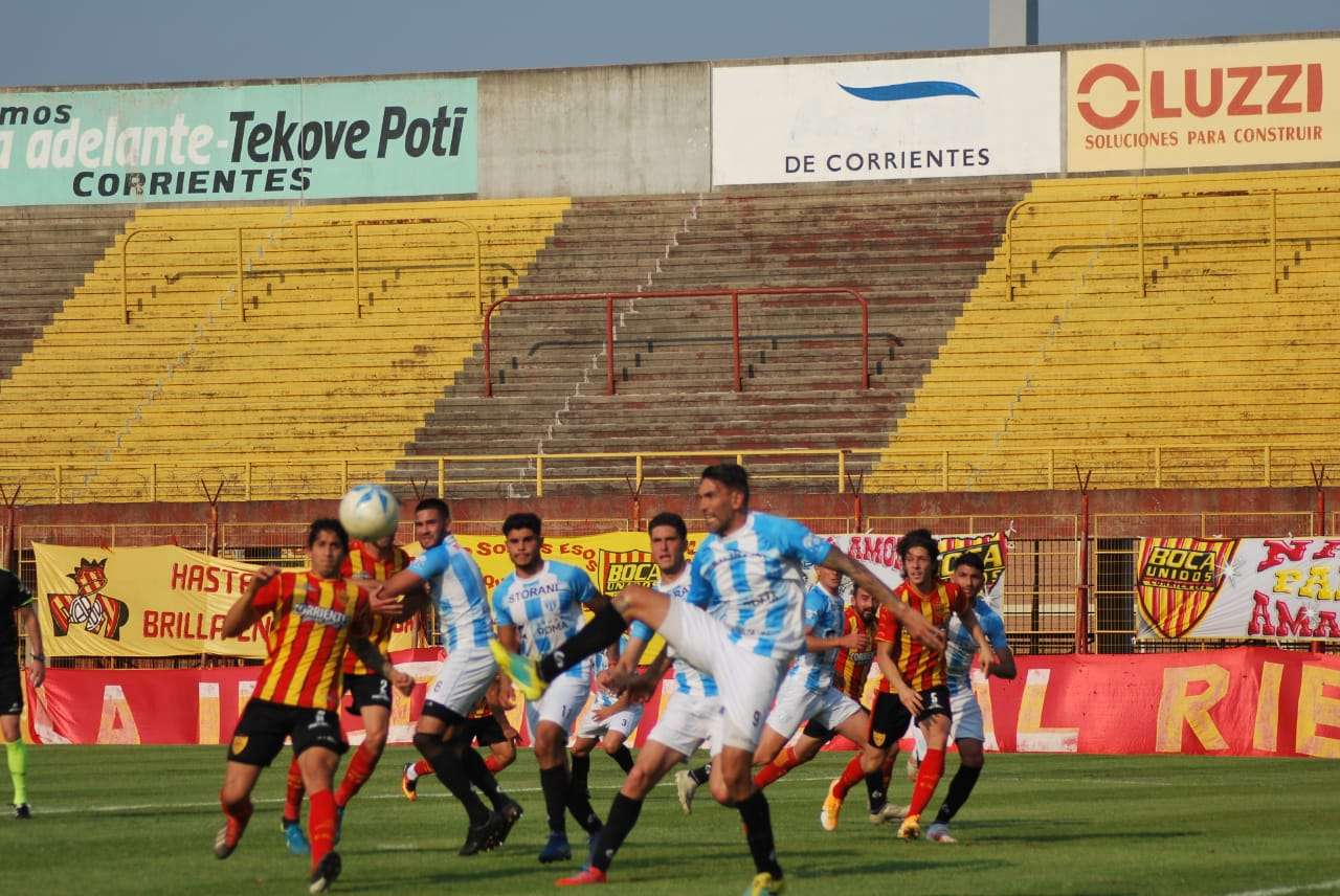Juventud Unida mostró poco y cayó ante Boca Unidos en Corrientes
